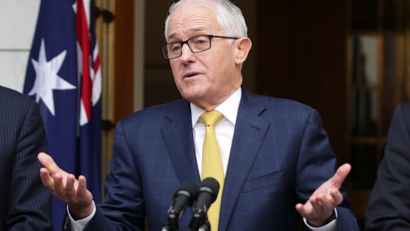Malcolm Turnbull announces that the government is dropping its company tax cuts policy on Wednesday.