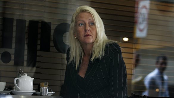 Nicola Gobbo the morning after her BMW was torched, in April 2008.