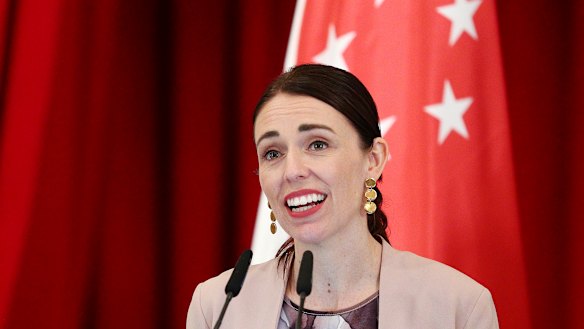NZ Prime Minister Jacinda Ardern, seen here in Singapore, has vowed to deliver a "wellbeing" budget on Thursday.