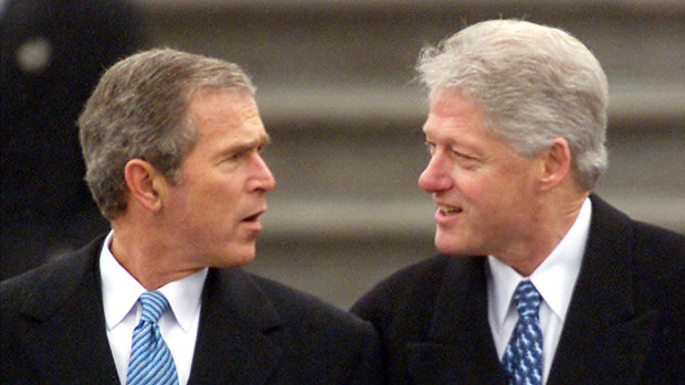 George W. Bush and Bill Clinton made gains in the midterms.