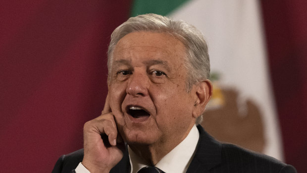 “Hugs not drugs”: Mexico President Andres Manuel Lopez Obrador.