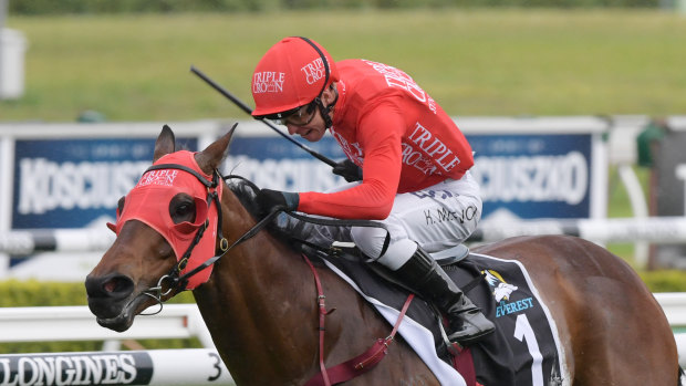 Everest victor: Redzel takes his second victory in The Everest at Royal Randwick 