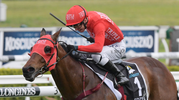 Redzel takes his second victory in The Everest at Royal Randwick.