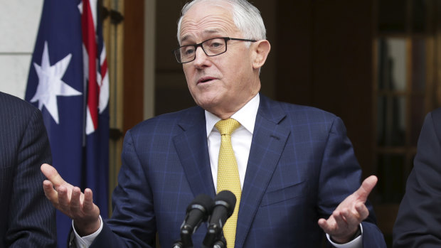 Malcolm Turnbull announces that the government is dropping its company tax cuts policy on Wednesday.
