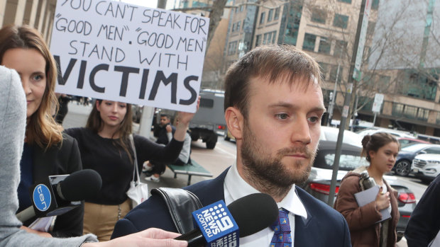 Nolch outside court last week.