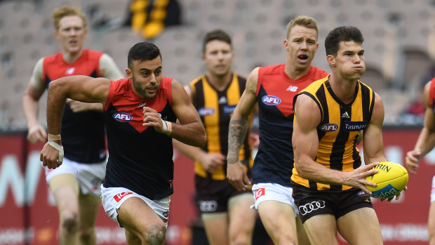 The Hawks easily accounted for the Demons last time they met.