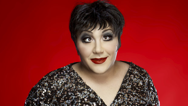 Trevor Ashley in as Liza Minnelli in Liza's Back! (Is Broken).
