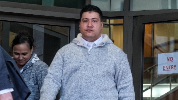 Hayden Tarawa pleaded guilty on Tuesday to stealing copper from the rail project.
