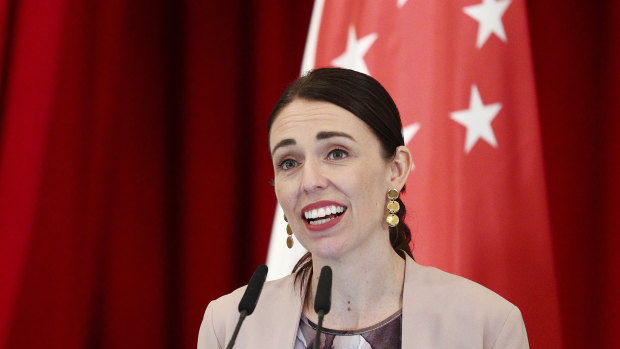 NZ Prime Minister Jacinda Ardern, seen here in Singapore, has vowed to deliver a "wellbeing" budget on Thursday.