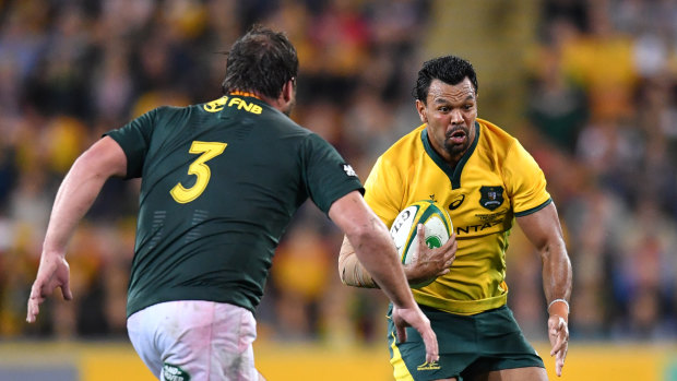 Danger man: Kurtley Beale moves to No.12 for the clash with Argentina.