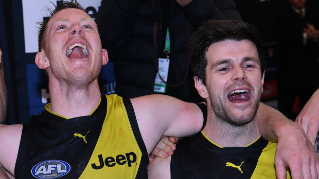 Jack Riewoldt has been a strong supporter of captain Trent Cotchin.