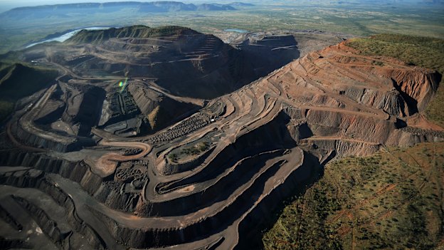 The Argyle diamond mine in Western Australia’s far north. 