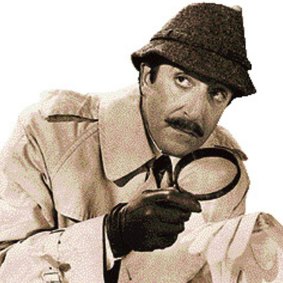 Peter Sellers as Inspector Clouseau.