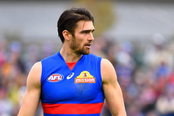 Western Bulldogs defender Easton Wood has been sidelined with a quad injury.