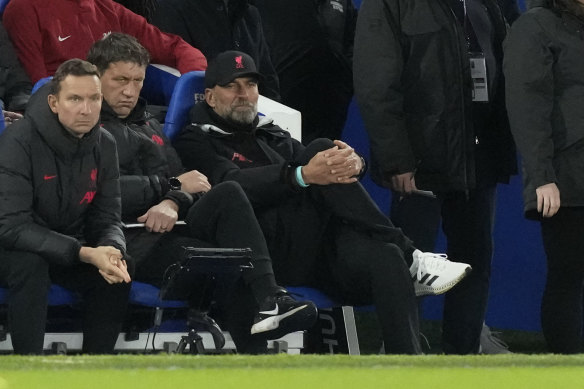 Juergen Klopp and Liverpool’s season of woe continued with a humiliating defeat to Brighton.