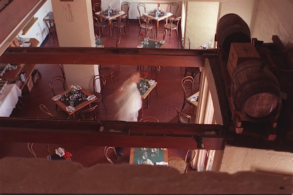 Inside Jimmy Watson’s.