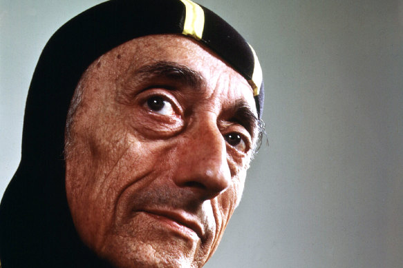 The late French filmmaker and conservationist Jacques-Yves Cousteau.