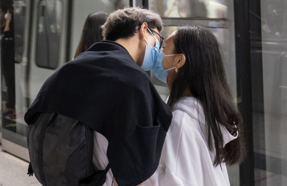 Coronavirus is challenging people in all kinds of new ways, especially when it comes to kissing.