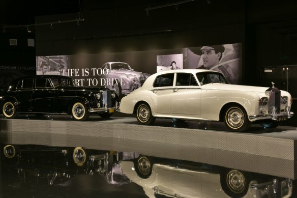 The king owned more than 200 cars, including Rolls-Royces and Cadillacs.