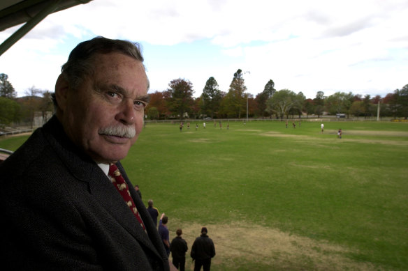 Influential footy figure Ron Barassi.