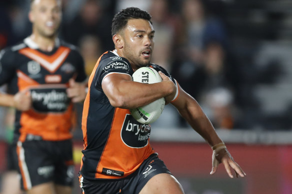 Wests Tigers winger David Nofoaluma is off to the Storm.