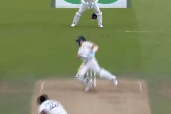 Steve Smith was hit on the head in the Lord's Test by a ball bowled by England's Jofra Archer.