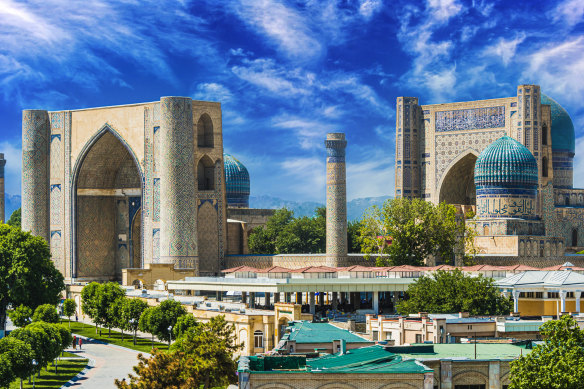 Samarkand is home to some of the finest ­examples of 14th to 20th century Central Asian architecture.