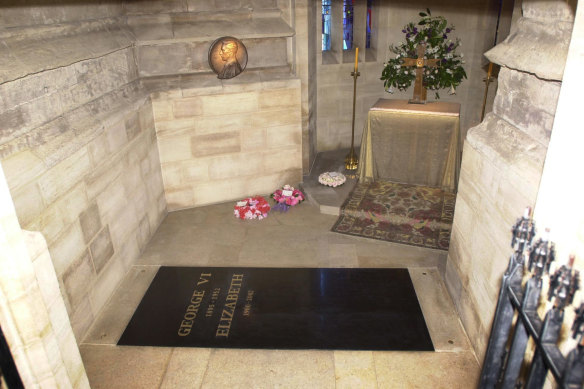 The George VI Memorial Chapel in St George’s Chapel.