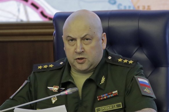 General Sergei Surovikin, the new commander of the Russian forces in Ukraine.