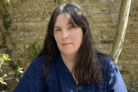Evie Wyld, in her garden in London, says the MeToo movement helped her bring the disparate female voices in her novel together, to work out they were part of the same story,