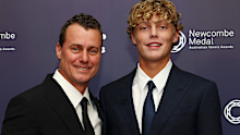 Lleyton and Cruz Hewitt.