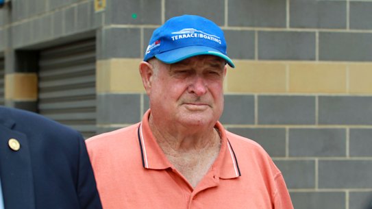 Kenneth Grant (right) pictured with his son Troy Grant in 2019.
