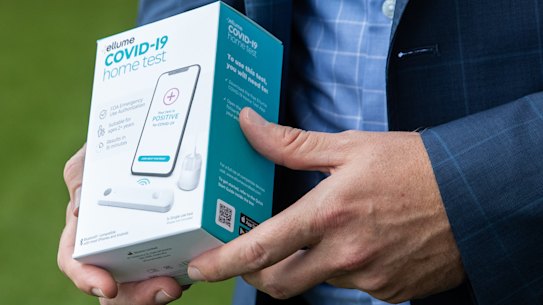 Ellume’s at-home COVID test created global headlines at the end of 2020 when it hit the US market. 