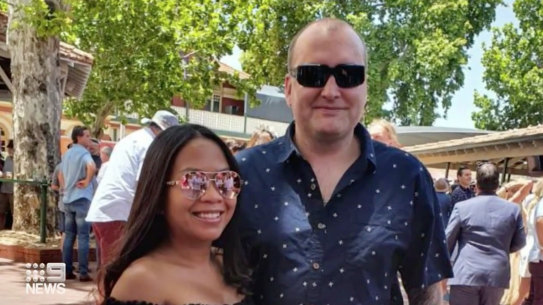 Troy Johnston was on holiday with his wife and young son when he was fatally struck at a bar.