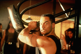 Temuera Morrison as the terrifying and violent “Jake the Muss” in the film, Once Were Warriors.
