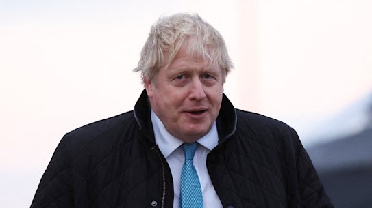 British Prime Minister Boris Johnson.