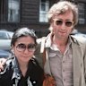 John Lennon and Yoko Ono in New York, 1980.
