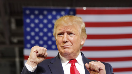 Donald Trump at a rally. Do his words translate to actions?