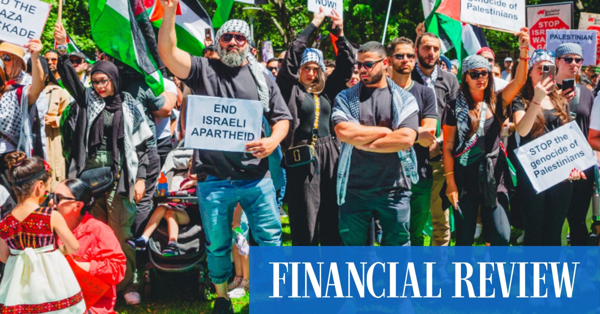 Thousands rally in Sydney, Melbourne to support Palestinians