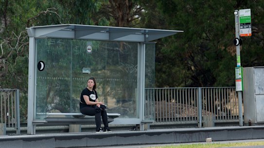 Tram stop 61 on the Route 86 where Aiia Maasarwe is believed to have alighted before her death.