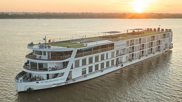 Mekong Serenity on the river.