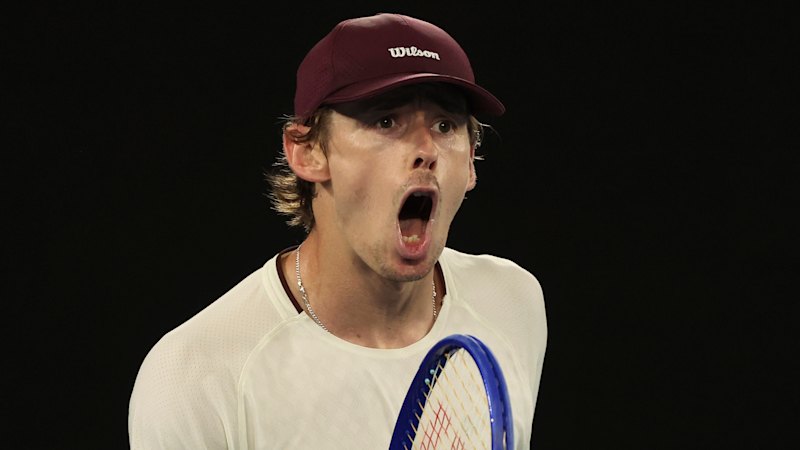 At the Australian Open, Alex De Meur advanced after his impressive win over American star Frances Tiafoe at Rod Laver Arena.