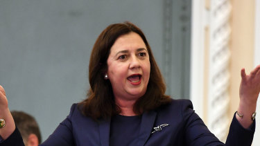 Premier Annastacia Palaszczuk's comments during question time might be considered "entirely inappropriate", the CCC said.