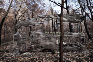 Stephen Dupont's The Caravan (2020) from the series Are We Dead Yet? 