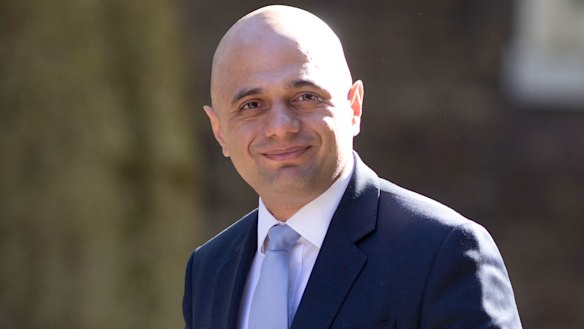Sajid Javid, British Home Secretary.