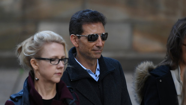 Serge Benhayon outside the NSW Supreme Court on Tuesday.