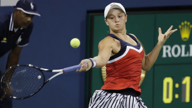 Big prize: Ash Barty is eyeing off a spot in the fourth round of a major for the first time.