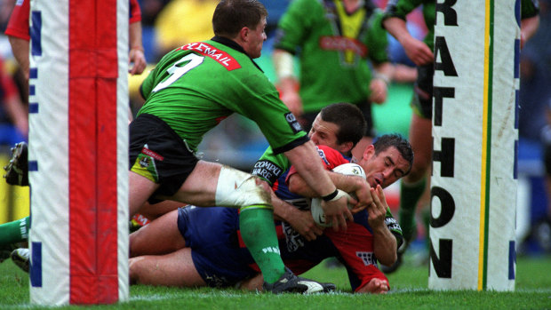 Safe place: Andrew Johns had a knack for shutting out the external noise on the field.