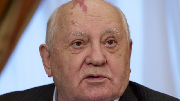 Former Soviet president Mikhail Gorbachev in 2016.