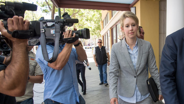 Elizabeth Holmes’s fraud trial starts next month. She faces up to 20 years in prison and a fine of up to $US3 million if convicted.